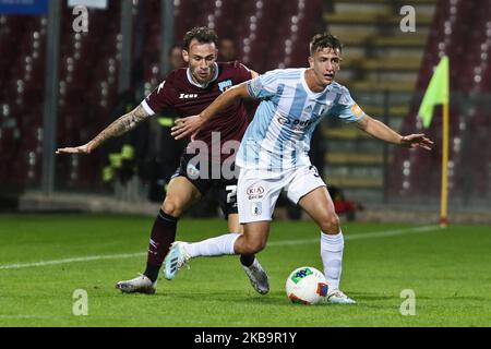 Pendant le football italien série B US Salernitana v Virtus Entella - série B au stade Arechi à Salerne, Italie sur 02 novembre 2019 (photo de Paolo Manzo/NurPhoto) Banque D'Images