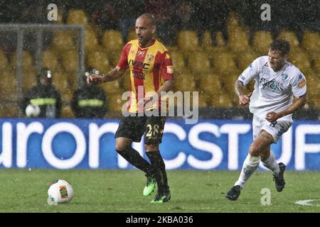 Pasquale Schiattarella (Benevento Calcio) pendant le football italien série B Benevento Calcio v Empoli FC au stade Ciro Vigorito à Benevento, Italie le 3 novembre 2019 (photo de Paolo Manzo/NurPhoto) Banque D'Images