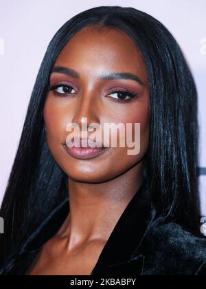 WEST HOLLYWOOD, LOS ANGELES, CALIFORNIE, Etats-Unis - NOVEMBRE 07: Le modèle Jasmine Tookes arrive au boohoo x tout ce qui brille Launch Party tenu à Nightingale Plaza on 7 novembre 2019 à West Hollywood, Los Angeles, Californie, Etats-Unis. (Photo par Xavier Collin/image Press Agency/NurPhoto) Banque D'Images