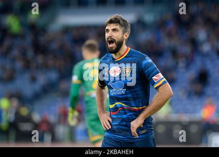 Luca Rossettini lors de la série italienne Un match de football entre SS Lazio et Lecce au stade olympique de Rome, le 10 novembre 2019. (Photo par Silvia Lore/NurPhoto) Banque D'Images