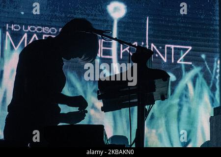 La banque Marlene Kuntz perfor vit à Padoue, en Italie, sur 19 octobre 2019. (Photo de Roberto Silvino/NurPhoto) Banque D'Images