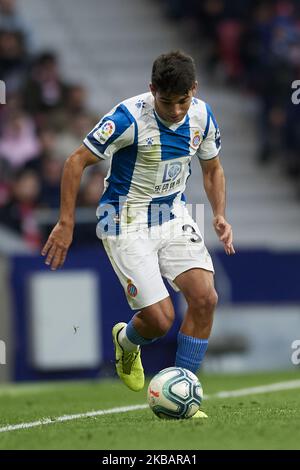 Victor Gomez d'Espanyol en action pendant le match de la Ligue entre le Club Atletico de Madrid et le RCD Espanyol à Wanda Metropolitano sur 10 novembre 2019 à Madrid, Espagne. (Photo de Jose Breton/Pics action/NurPhoto) Banque D'Images