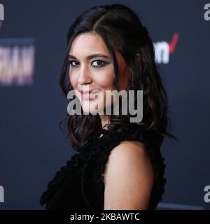 HOLLYWOOD, LOS ANGELES, CALIFORNIE, États-Unis - NOVEMBRE 13 : l'actrice Julia Jones arrive à la première de Disney's 'The Mandalatorian' qui s'est tenue au théâtre El Capitan sur 13 novembre 2019 à Hollywood, Los Angeles, Californie, États-Unis. (Photo par Xavier Collin/image Press Agency/NurPhoto) Banque D'Images