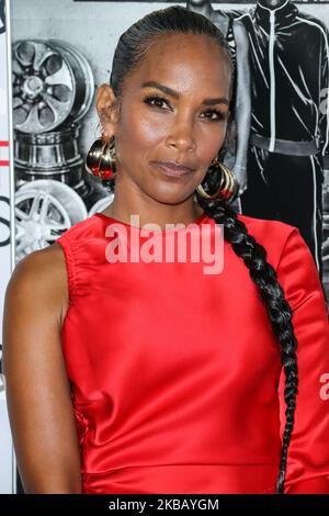 HOLLYWOOD, LOS ANGELES, CALIFORNIE, États-Unis - 14 NOVEMBRE : Mara Brock Akil arrive au FEST 2019 de l'AFI - Gala de nuit d'ouverture - première de Universal Pictures 'Queen and Slim' tenue au Théâtre chinois de TCL IMAX on 14 novembre 2019 à Hollywood, Los Angeles, Californie, États-Unis. (Photo par Xavier Collin/image Press Agency/NurPhoto) Banque D'Images