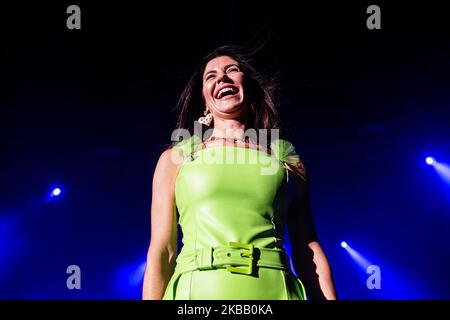 Le chanteur et compositeur gallois Marina se produit en direct à fabrique le 14 novembre 2019 à Milan, en Italie. (Photo de Roberto Finizio/NurPhoto) Banque D'Images