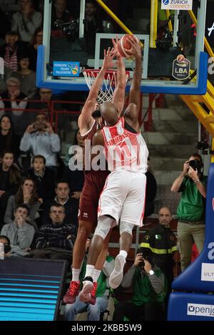 11 Simmons Jeremy d'Openjobmestis en action pendant l'Italie Lega Panier de Serie A , Openjobmestis Varèse - Reyer Venezia sur 17 Noveber 2019 à Varèse Palasport Enerxenia Arena (photo de Fabio Averna/NurPhoto) Banque D'Images