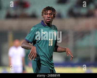 Moise Kean d'Italie lors du match de qualification de l'UEFA U21 entre l'Italie et l'Arménie au Stadio Angelo Massimino sur 19 novembre 2019 à Catane, en Italie. (Photo de Gabriele Maricchiolo/NurPhoto) Banque D'Images