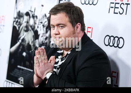 HOLLYWOOD, LOS ANGELES, CALIFORNIE, États-Unis - NOVEMBRE 20 : Paul Walter Hauser arrive au FEST de l'AFI 2019 - première de Warner Bros. Pictures 'Richard Jewell' tenu au Théâtre chinois de TCL IMAX on 20 novembre 2019 à Hollywood, Los Angeles, Californie, États-Unis. (Photo par Xavier Collin/image Press Agency/NurPhoto) Banque D'Images