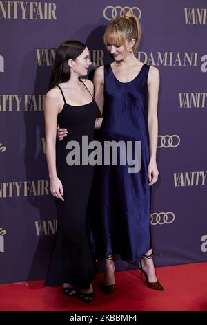 Stella del Carmen Banderas et Grace Johnson assistent au prix "personne de l'année 2019" de la Foire de vanité au Teatro Real à Madrid, Espagne. 25 novembre 2019. (Photo de A. Ware/NurPhoto) Banque D'Images