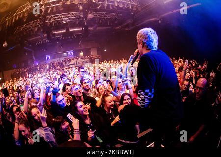 Le rappeur de l'OGE mourant en graphiste, nom réel Bobby O'Brien, se produit en direct à Alcatraz à Milan, en Italie, sur 29 novembre 2019. Dying in Designer est un chanteur/rappeur basé à Chicago qui a récemment signé un contrat avec The Hopeless Records, il est l'un des représentants de 'emo rap', un courant musical qui inclut également des artistes tels que Drake et XXXTentacion. (Photo par Mairo Cinquetti/NurPhoto) Banque D'Images