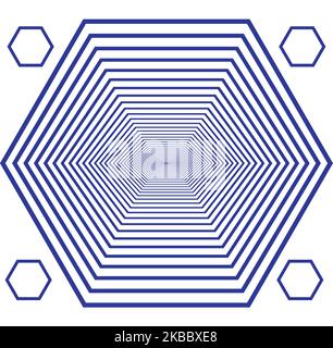 répétition du motif de forme polygonale, arrière-plan. Illustration de Vecteur