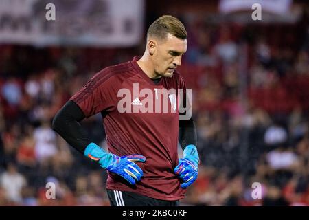 Franco Armani de River plate lors d'un match entre Newell's Old Boys et River plate dans le cadre de Superliga 2019/20 au stade Marcelo Bielsa sur 30 novembre 2019 à Rosario, en Argentine. (Photo de Manuel Cortina/NurPhoto) Banque D'Images