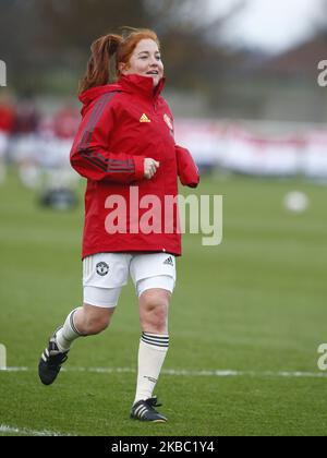 Martha Harris de Manchester United Women lors du match de la Super League féminin de Barclays entre West Ham United Women et Manchester United au stade Rush Green sur 01 décembre 2019 à Dagenham, Angleterre (photo par action Foto Sport/NurPhoto) Banque D'Images