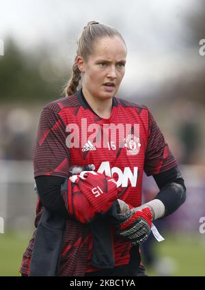 Aurora Mikalsen de Manchester United Women lors du match de la Super League des Barclays Women entre West Ham United Women et Manchester United au stade Rush Green sur 01 décembre 2019 à Dagenham, Angleterre (photo par action Foto Sport/NurPhoto) Banque D'Images