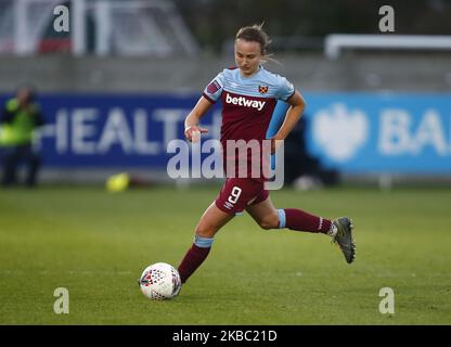 Martha Thomas de West Ham United WFC pendant le match de Super League féminin de Barclays entre West Ham United Women et Manchester United au stade Rush Green sur 01 décembre 2019 à Dagenham, Angleterre (photo par action Foto Sport/NurPhoto) Banque D'Images