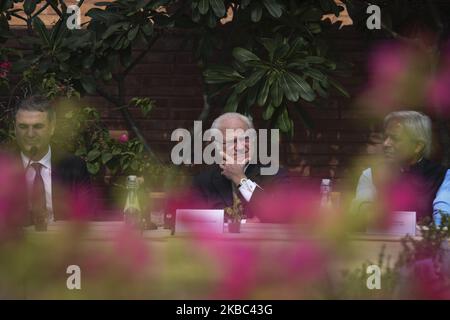 Le roi de Suède Carl XVI Gustaf participe à un programme de lutte contre les émissions et la pollution atmosphérique à New Delhi, en Inde, le 3 décembre 2019. (Photo par Indraneel Chowdhury/NurPhoto) Banque D'Images