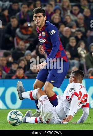 Carles Alena pendant le match entre le FC Barcelone et Real Club Deportivo Mallorca, correspondant à la semaine 16 de la Liga Santander, le 07th décembre 2019, à Barcelone, Espagne. -- (photo par Urbanandsport/NurPhoto) Banque D'Images