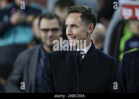 Steve Nash ancien joueur de la NBA lors du match de la Liga Santander entre le FC Barcelone et le RCD Mallorca au Camp Nou Stadium de Barcelone 07 décembre 2019, Espagne. (Photo par Xavier Bonilla/NurPhoto) Banque D'Images