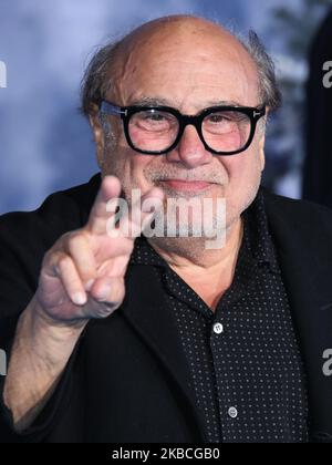 HOLLYWOOD, LOS ANGELES, CALIFORNIE, États-Unis - DÉCEMBRE 09 : Danny DeVito arrive à la première mondiale de Columbia Pictures 'Jumanji: The Next Level' qui se tient au TCL Chinese Theater IMAX on 9 décembre 2019 à Hollywood, Los Angeles, Californie, États-Unis. (Photo par Xavier Collin/image Press Agency/NurPhoto) Banque D'Images