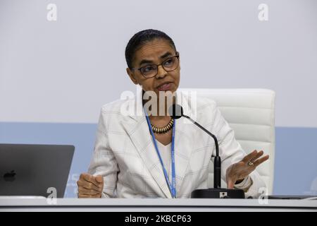 Marina Silva (ministre de l'Enviromnent du Brésil) Banque D'Images