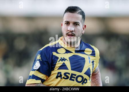 Felipe Sodinha pendant le match série C - Girone B entre Modène et Ravenne au Stadio Braglia sur 14 décembre 2019 à Modène, Italie. (Photo par Emmanuele Ciancaglini/NurPhoto) Banque D'Images