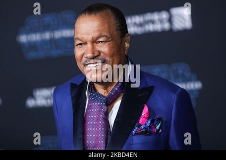 HOLLYWOOD, LOS ANGELES, CALIFORNIE, États-Unis - DÉCEMBRE 16 : l'acteur Billy Dee Williams arrive à la première mondiale de Disney's 'Star Wars: The Rise of Skywalker' qui s'est tenue au El Capitan Theatre sur 16 décembre 2019 à Hollywood, Los Angeles, Californie, États-Unis. (Photo par Xavier Collin/image Press Agency/NurPhoto) Banque D'Images