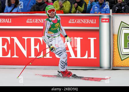 Sander Andreas d'Allemagne pendant la coupe du monde de ski alpin Audi FIS Super G sur 20 décembre 2019 à Val Gardena, Italie. (Photo par Emmanuele Ciancaglini/NurPhoto) Banque D'Images