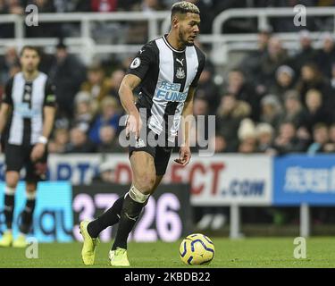 Joelinton (9) de Newcastle United en action pendant le match de la Premier League entre Newcastle United et Crystal Palace à St. James's Park, Newcastle, le samedi 21st décembre 2019. (Photo par IAM Burn/MI News/NurPhoto) Banque D'Images