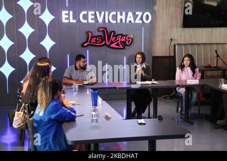 Las Vegas, États-Unis. 12th octobre 2022. Avant sa réélection, la sénatrice Cortez Masto (R2) s'exprime en faveur des récipiendaires du DACA. Catherine Cortez Masto, la sénatrice démocrate du Nevada, a organisé à Las Vegas un événement en faveur des bénéficiaires du DACA. Crédit : SOPA Images Limited/Alamy Live News Banque D'Images