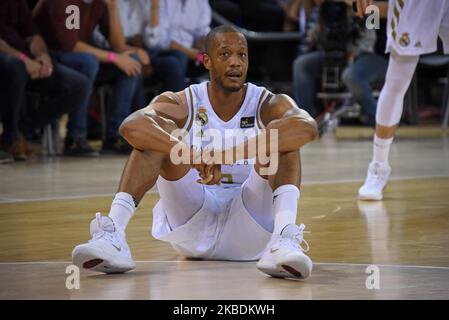 Anthony Randolph lors du match entre le FC Barcelone et le Real Madrid, correspondant à la semaine 16 de l'ACB de la Ligue, joué au Palau Blaugrana le 29 décembre 2019, à Barcelone, Espagne. (Photo de Noelia Deniz/Urbanandsport/NurPhoto) Banque D'Images