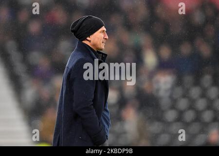 Gerhard Struber, directeur de Barnsley lors du match de championnat Sky Bet entre Derby County et Barnsley au Pride Park, Derby, le jeudi 2nd janvier 2020. (Photo de Jon Hobley/MI News/NurPhoto) Banque D'Images