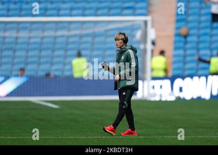 Kyogo Furuhashi (Celtic), NOVENBER 2, 2022 - football : rencontre du groupe F de la Ligue des champions de l'UEFA entre le Real Madrid CF 5-1 Celtic FC à l'Estadio Santiago Bernabeu à Madrid, Espagne. Crédit: Mutsu Kawamori/AFLO/Alay Live News Banque D'Images