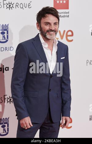 Fernando Tejero assiste aux XXV Forque Awards au Palacio Municipal de Congresos à Madrid, Espagne. 11 janvier 2020. (Photo de A. Ware/NurPhoto) Banque D'Images