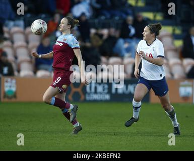 Martha Thomas de West Ham United WFC pendant la Barclays FA Women's Super League entre Tottenham Hotspur et West Ham United au stade de Hive , Londres, Royaume-Uni le 12 janvier 2020 (photo par action Foto Sport/NurPhoto) Banque D'Images