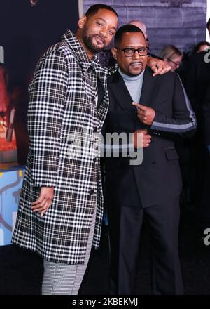 HOLLYWOOD, LOS ANGELES, CALIFORNIE, États-Unis - JANVIER 14 : Will Smith et Martin Lawrence arrivent à la première de Columbia Pictures de Los Angeles 'Bad Boys for Life' tenue au TCL Chinese Theatre IMAX on 14 janvier 2020 à Hollywood, Los Angeles, Californie, États-Unis. (Photo par Xavier Collin/image Press Agency/NurPhoto) Banque D'Images