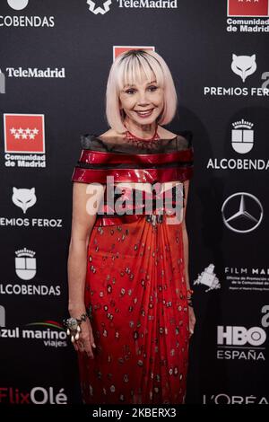 Victoria Abril participe aux Feroz Awards 2020 au Teatro Auditorio Ciudad de Alcobendas on 16 janvier 2020 à Madrid, Espagne. (Photo de A. Ware/NurPhoto) Banque D'Images