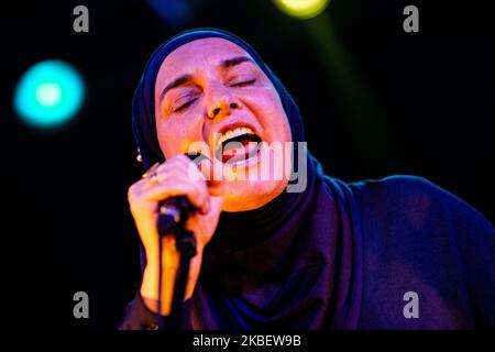 Sinead O'Connor se produit en direct au Campus Industry Music de Parme, en Italie, sur 18 janvier 2020. (Photo par Mairo Cinquetti/NurPhoto) Banque D'Images