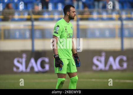 Alberto Brignoli du FC Empoli lors du match de la série B entre Juve Stabia et le FC Empoli au Stadio Romeo Menti Castellammare di Stabia Italie le 18 janvier 2020. (Photo de Franco Romano/NurPhoto) Banque D'Images