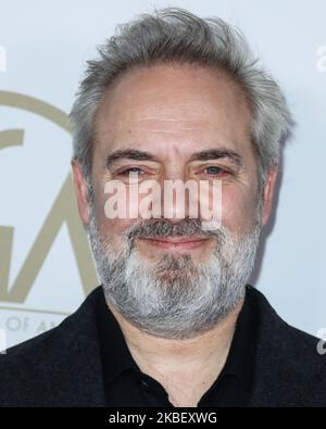 HOLLYWOOD, LOS ANGELES, CALIFORNIE, États-Unis - JANVIER 18 : le directeur Sam Mendes arrive aux Prix annuels 31st de la Guilde des producteurs, qui se tiennent au Palladium d'Hollywood sur 18 janvier 2020 à Hollywood, Los Angeles, Californie, États-Unis. (Photo par Xavier Collin/image Press Agency/NurPhoto) Banque D'Images