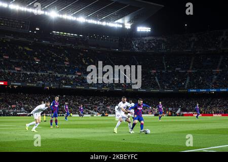 18 Jordi Alba de l'Espagne du FC Barcelone pendant le match de la Liga entre le FC Barcelone et Grenade CF au Camp Nou sur 19 janvier 2020 à Barcelone, Espagne. (Photo par Xavier Bonilla/NurPhoto) Banque D'Images