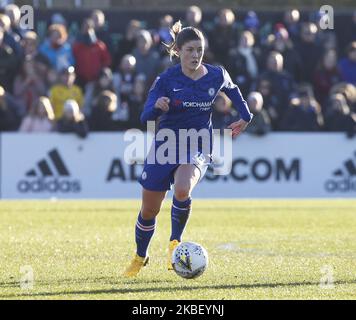 Chelsea Ladies Maren Mjelde lors du match de Super League entre Barclays Women Arsenal et Chelsea Women au stade Meadow Park sur 19 janvier 2020 à Borehamwood, Angleterre (photo par action Foto Sport/NurPhoto) Banque D'Images