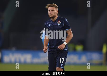 Ciro immobile de SS Lazio pendant le match de Coppa Italia entre SSC Napoli et SS Lazio au Stadio San Paolo Naples Italie le 21 janvier 2020. (Photo de Franco Romano/NurPhoto) Banque D'Images