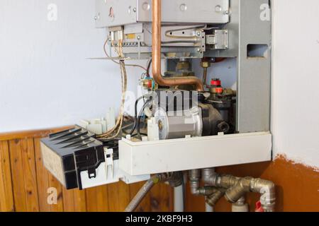 configuration et entretien par un service après-vente Banque D'Images