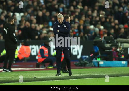 David Moyes, directeur de West Ham, lors du match de la FA Cup entre West Ham United et West Bromwich Albion au London City Stadium, Londres, le samedi 25th janvier 2020. (Photo de Leila Coker/MI News/NurPhoto) Banque D'Images