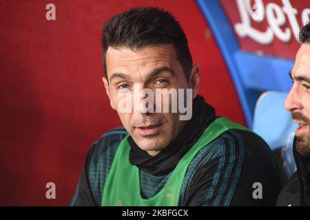 Gianluigi Buffon de Juventus FC pendant la série Un match entre SSC Napoli et Juventus FC au Stadio San Paolo Naples Italie le 26 janvier 2020. (Photo de Franco Romano/NurPhoto) Banque D'Images