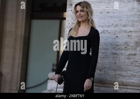 Micaela Ramazzotti participe à la photocall 'Gli Anni Più Belli' sur 30 janvier 2020 à Rome, en Italie. (Photo par Luca Carlino/NurPhoto) Banque D'Images