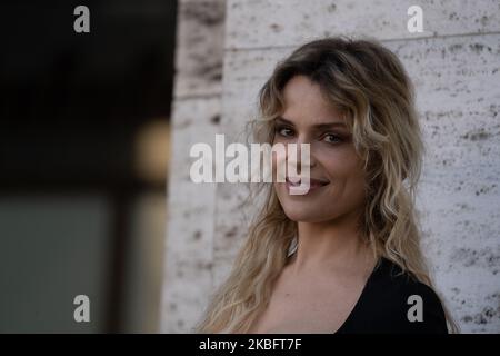 Micaela Ramazzotti participe à la photocall 'Gli Anni Più Belli' sur 30 janvier 2020 à Rome, en Italie. (Photo par Luca Carlino/NurPhoto) Banque D'Images