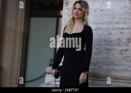 Micaela Ramazzotti participe à la photocall 'Gli Anni Più Belli' sur 30 janvier 2020 à Rome, en Italie. (Photo par Luca Carlino/NurPhoto) Banque D'Images