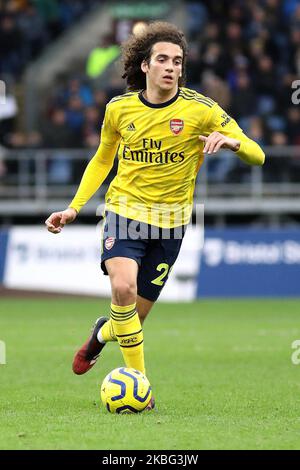 Les arsenaux Matteo Guendouzi en action lors du match de la Premier League entre Burnley et Arsenal à Turf Moor, Burnley, le dimanche 2nd février 2020. (Photo de Tim Markland/MI News/NurPhoto) Banque D'Images