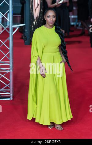 Naomi Ackie assiste à la cérémonie des Prix du film de l'EE British Academy au Royal Albert Hall le 02 février 2020 à Londres, en Angleterre. (Photo de Wiktor Szymanowicz/NurPhoto) Banque D'Images